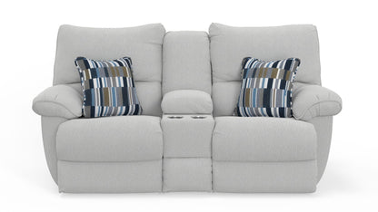 Lenny - Power Lay Flat Reclining Console Loveseat