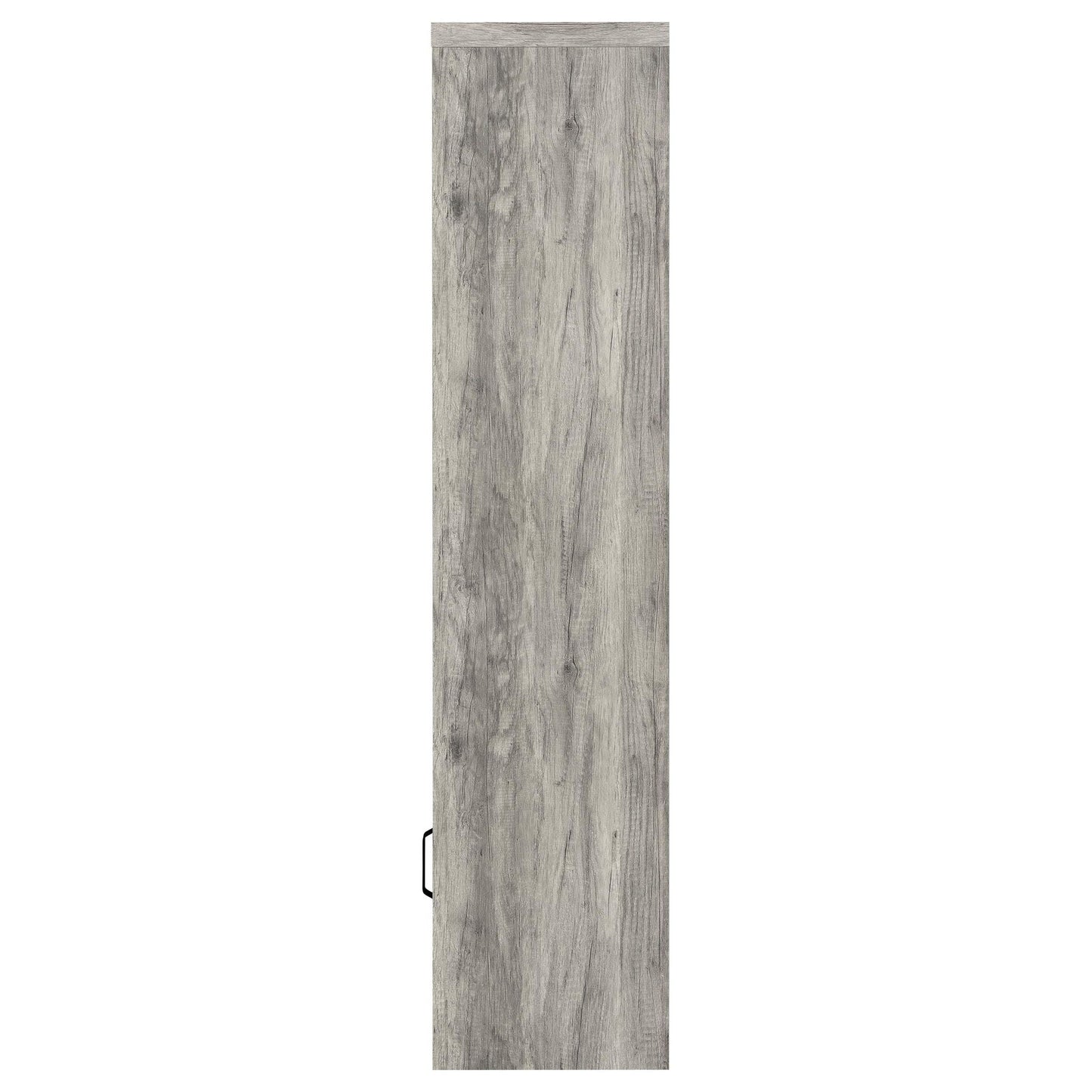 Burke 4-shelf Engineered Wood Media Tower Grey Driftwood