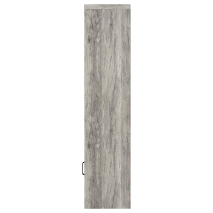Burke 4-shelf Engineered Wood Media Tower Grey Driftwood