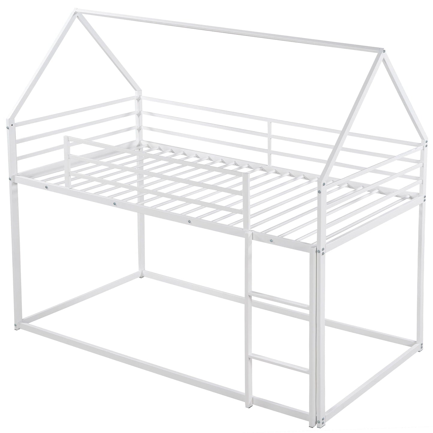 House Bunk Bed With Built In Ladder