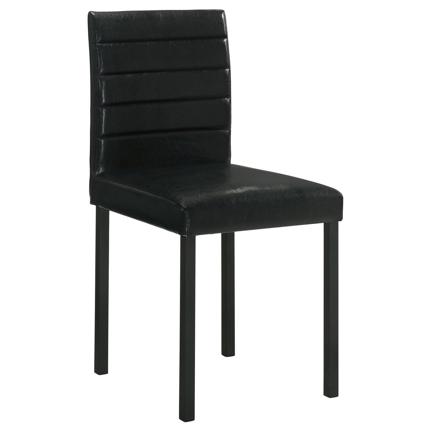 Garza Upholstered Dining Side Chair Black (Set of 4)