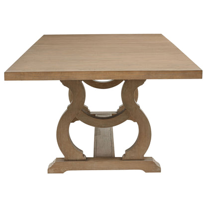 Brockway 7-piece Extension Leaf Dining Set Barley Brown
