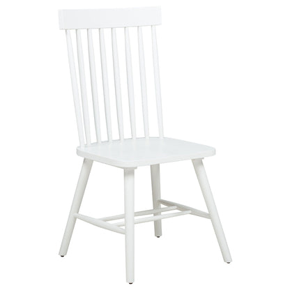Andrews 7-piece Rectangular Dining Set Light Ash and White
