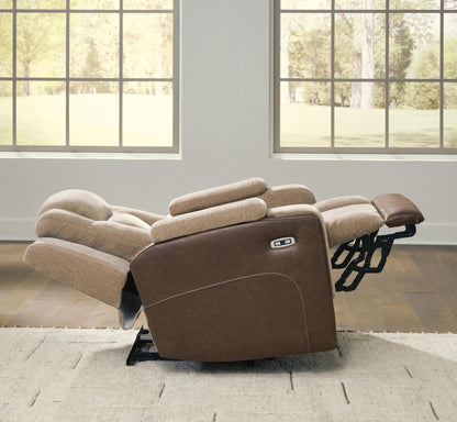 Mixed Motion - Power Recliner With Adjustable Headrest