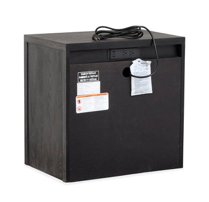 Kinsley - Drawer Nightstand - Black Heron