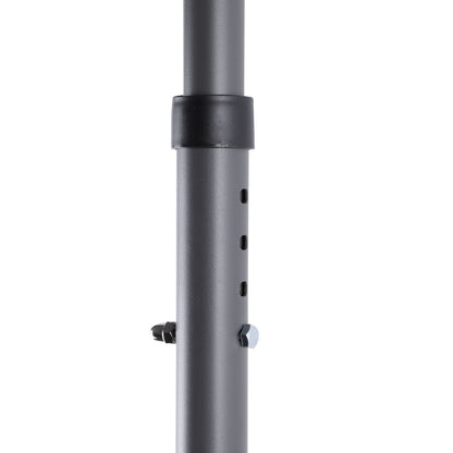 Manual Retractable Patio Awning, UV Resistant Sun Shade With No Drill Installation