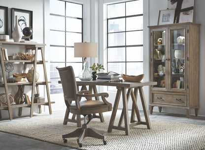 Lancaster - Door Bookcase - Dove Tail Gray
