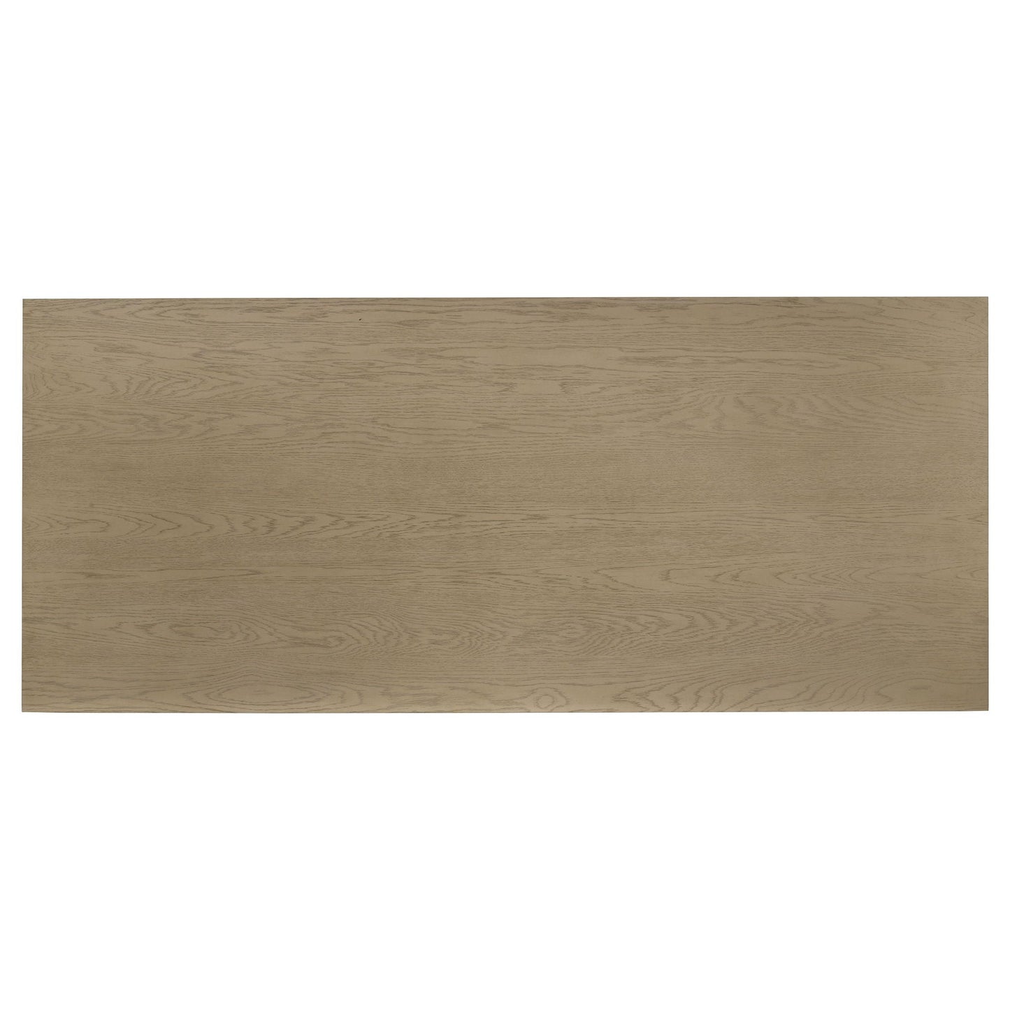 Decker 7-piece 82-inch Rectangular Dining Set Black and Natural Oak
