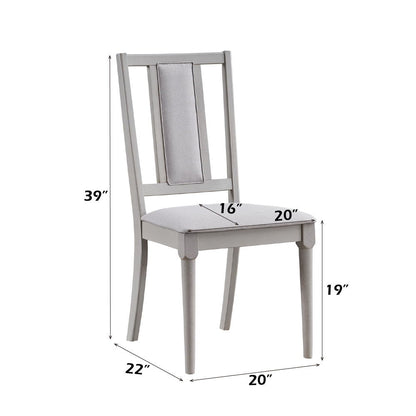 Marta - Side Chair (Set of 2) - Beige Linen & Natural