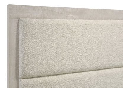 Trenton 54-inch Wood Queen Panel Bed Rustic Cream