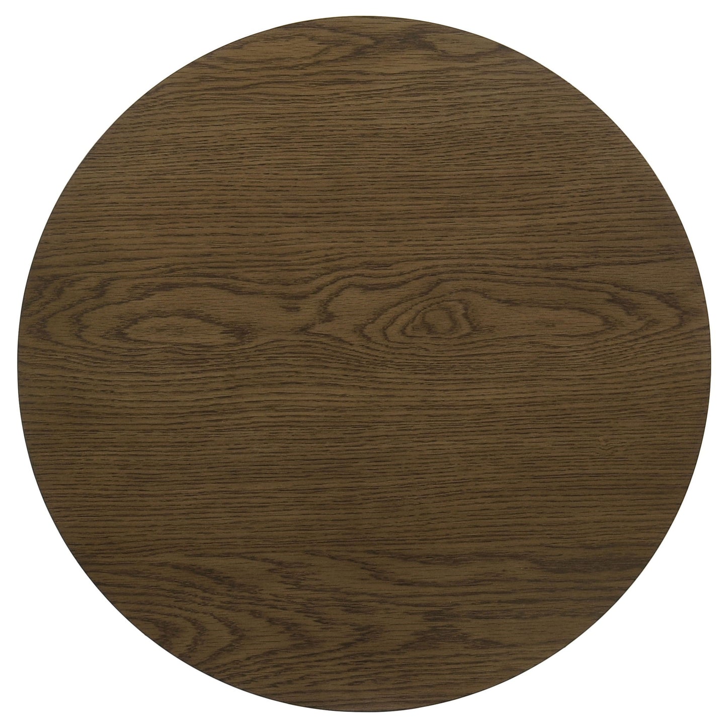 Kessler Round Sculptural Wood End Table Brown