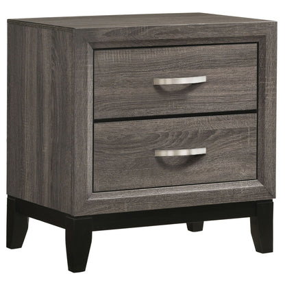 Watson Five-piece Eastern King Bedroom Set Grey Oak