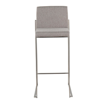 Fuji - Contemporary And Modern Elegance High Back Barstool