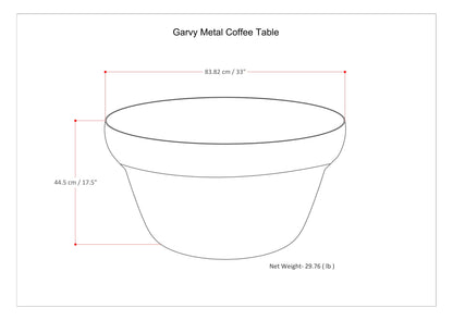Garvy - Coffee Table - Rustic Bronze