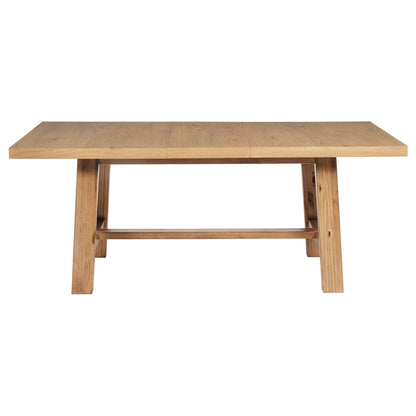 Middleton 76-inch Extension Leaf Dining Table Natural Brown