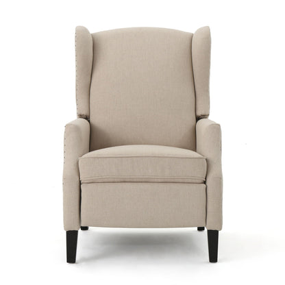 Westeros Wing Back Fabric Upholstered Recliner