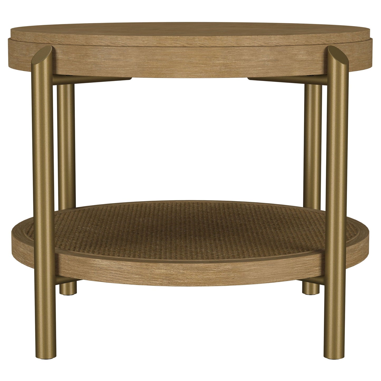 Arini 3-piece Round Coffee and End Table Set Sand Wash