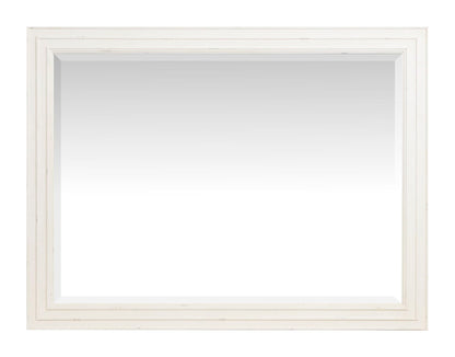Echo Isles - Landscape Mirror - Sea Pearl And Driftwood