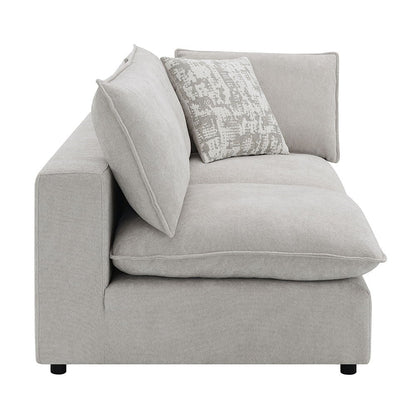 Marisa - Modular RF Loveseat With 2 Pillows - Beige Boucle