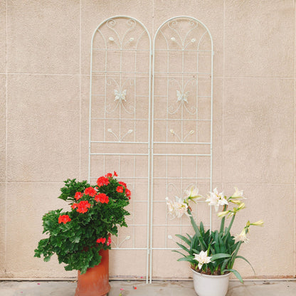 Garden Metal Trellis Rustproof Trellis For Climbing Plants Outdoor Flower Support