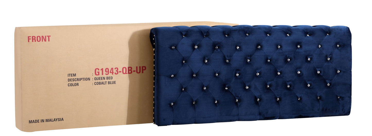 Elegant Transitional Upholstered Bed