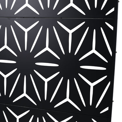 Outdoor & Indoor Metal Privacy Screen, Freestanding Decorative Panels