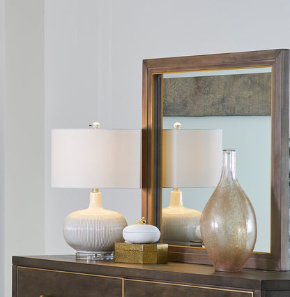 Mirror - Sandblasted Walnut