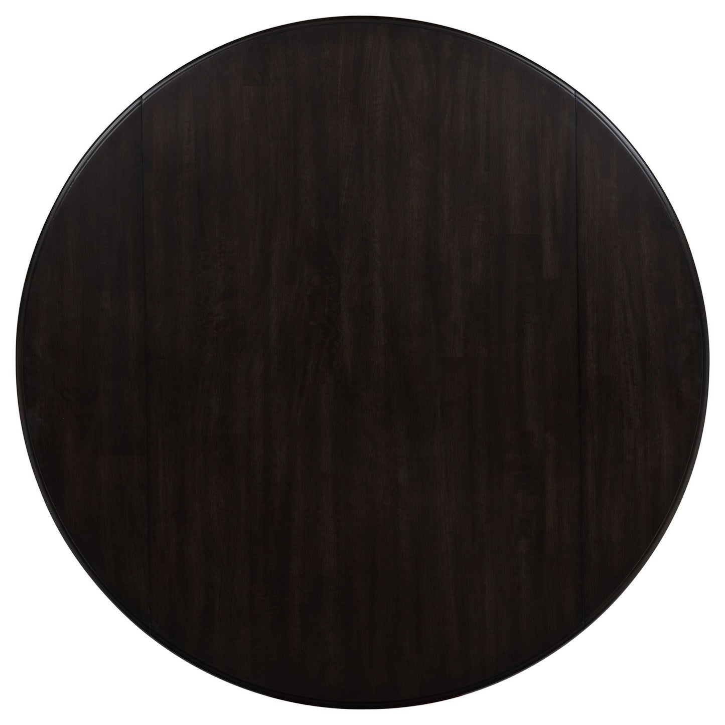 Catley 5-piece Round Drop Leaf Dining Table Set Dark Coffee