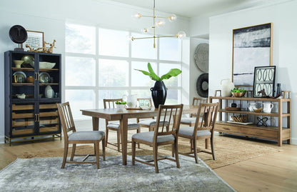 Lindon - Two Tone Dining Cabinet - Dark Brown
