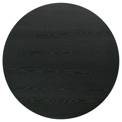 Hamlyn 5-piece Round Wood Counter Height Dining Set Black