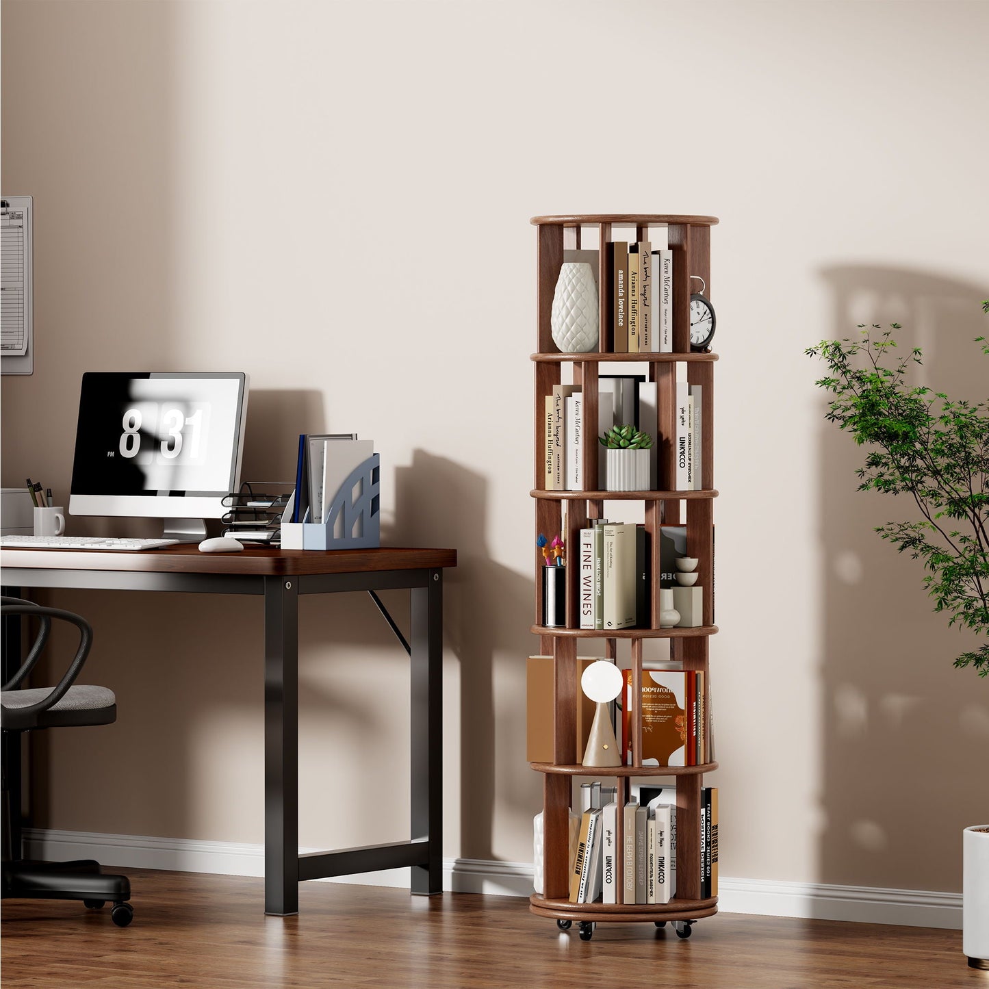 Multi Functional Double Layer Bookshelf