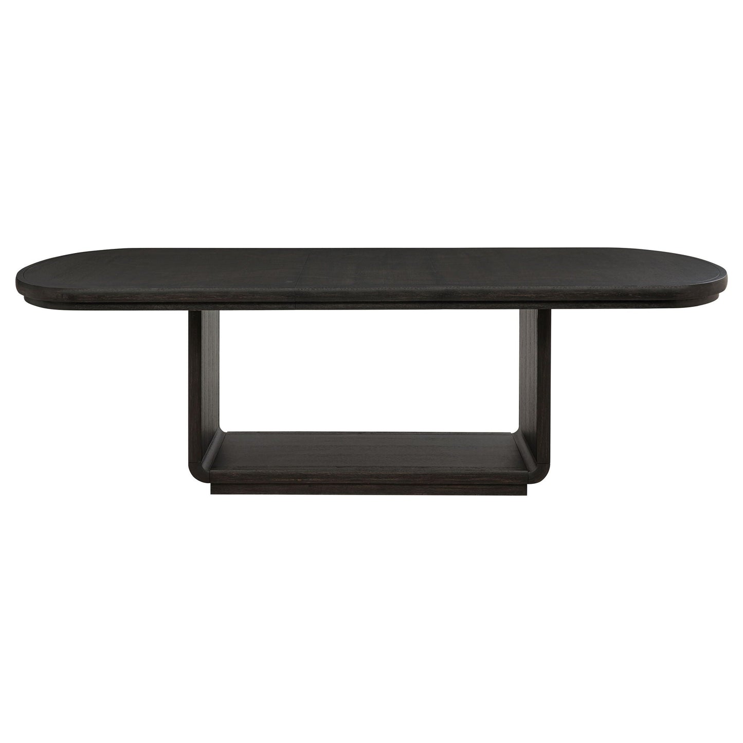 Leandro 7-piece Rectangular Dining Table Set Burnished Black