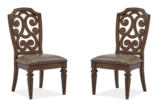 Durango - Wood Dining Side Chair With Upholstered Seat (Set of 2) - Willadeene Brown