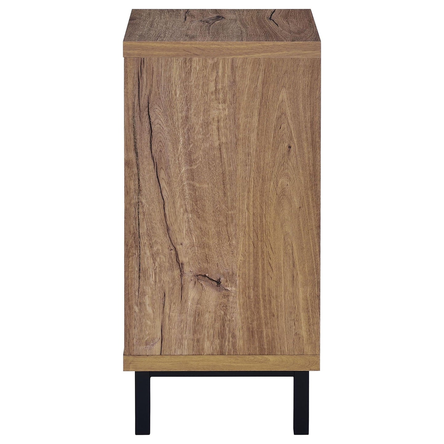 Teller 1-door Entryway Shoe Storage Bench Natural Oak