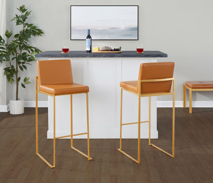 Fuji - Contemporary Design High Back Barstool