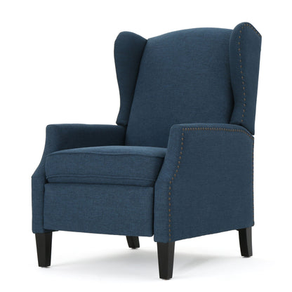 Westeros Wing Back Fabric Upholstered Recliner