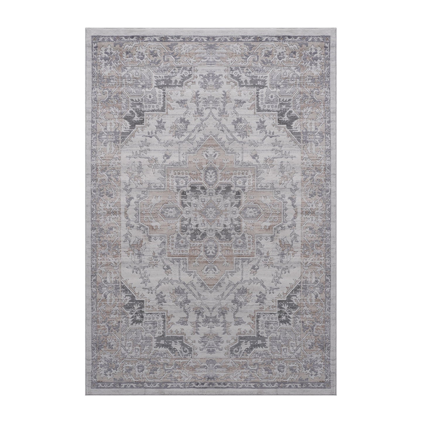 Marfi - 6' X 9' Oriental Area Rug - Ivory / Beige