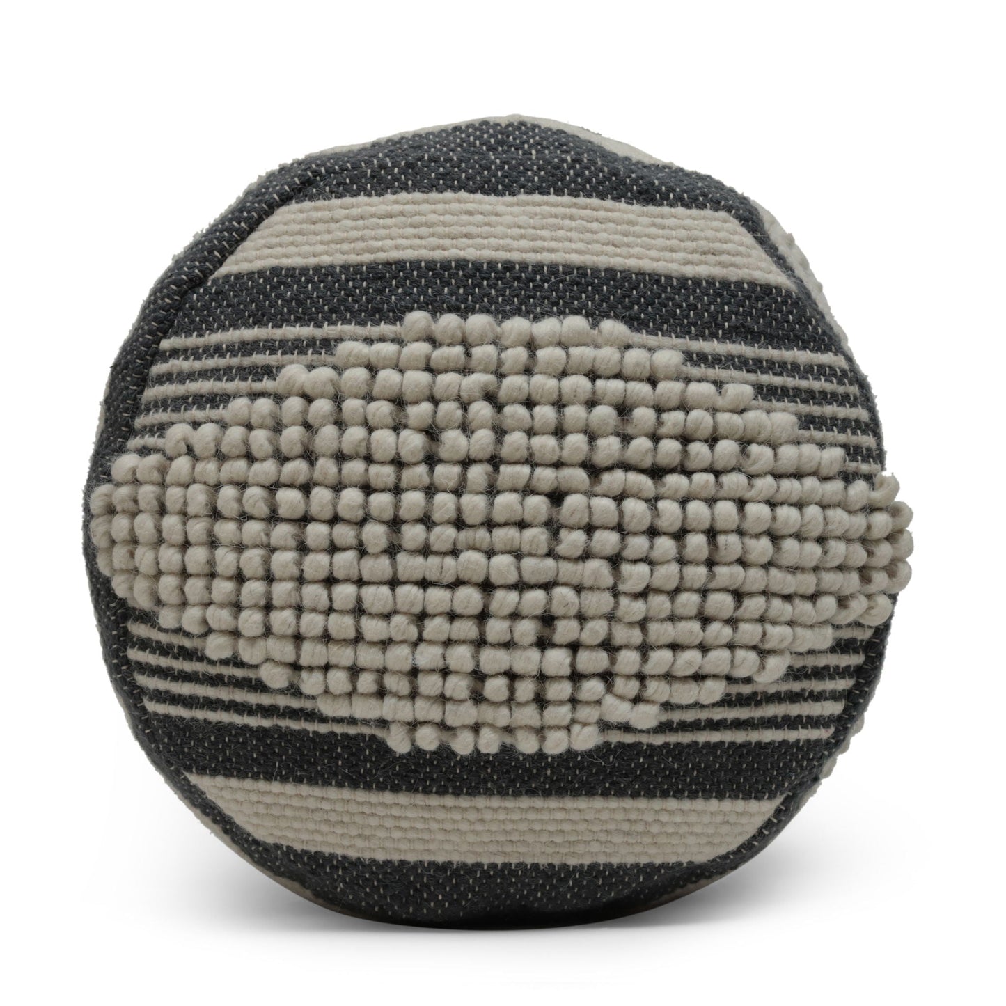 Diamond - Handcrafted Cylindrical Pouf
