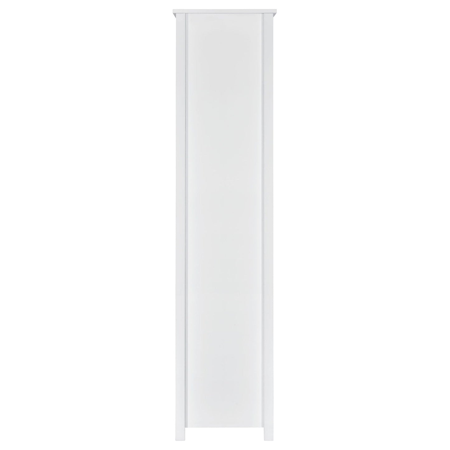 Dylan 68-inch 4-shelf Storage Bookshelf White High Gloss