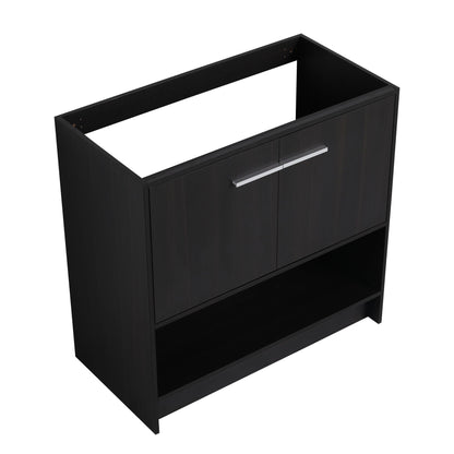 Modern Freestanding Bathroom Vanity With 2 Doors