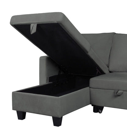 Nova - Reversible Sleeper Sectional Sofa With Storage Chaise