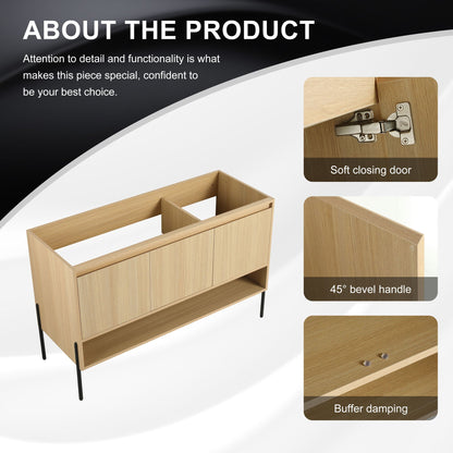 Freestanding Bathroom Vanity & Soft Close Cabinet Doors