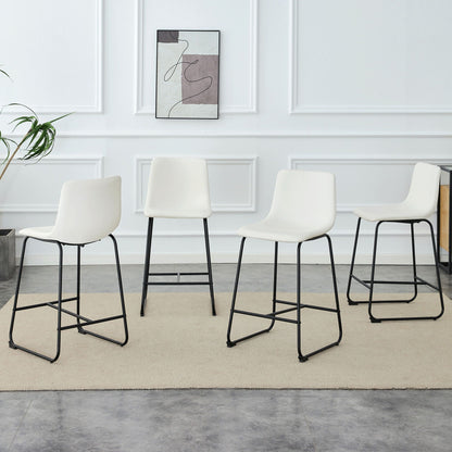 Retro Bar Chairs, Comfortable Stools (Set of 2)