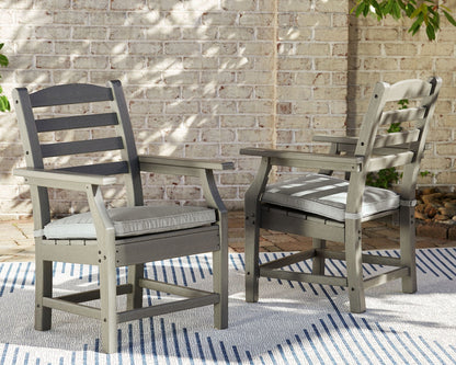 Visola - 7 Pc. - Dining Set with 6 Chairs - Gray