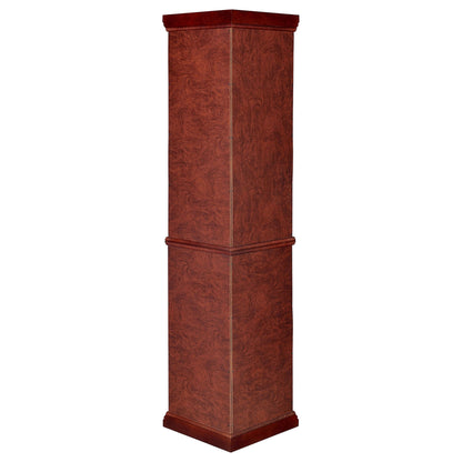 Appledale 6-shelf Corner Curio Display Cabinet Medium Brown