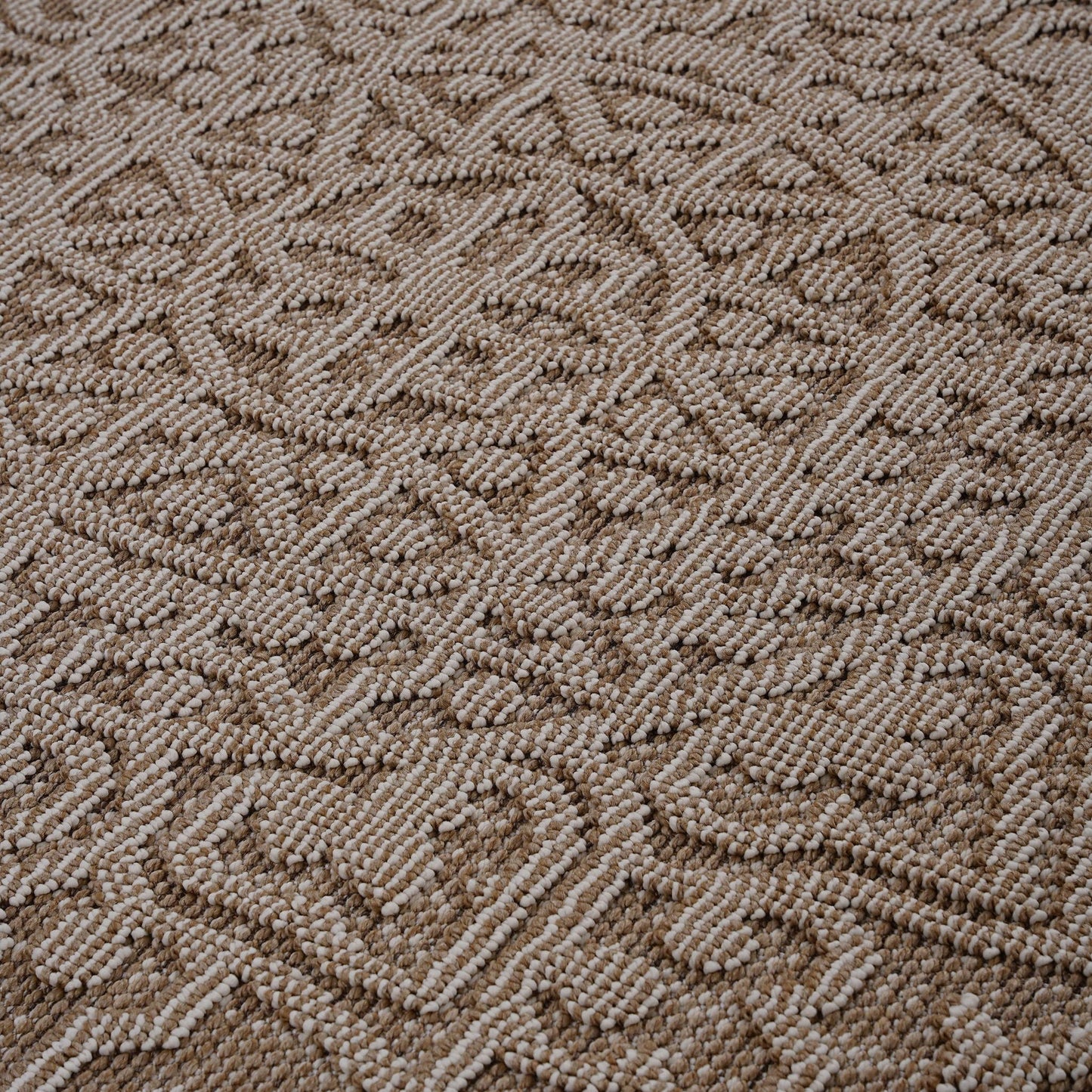 Guros - 8' X 10' Medallion Indoor / Outdoor Area Rug - Beige