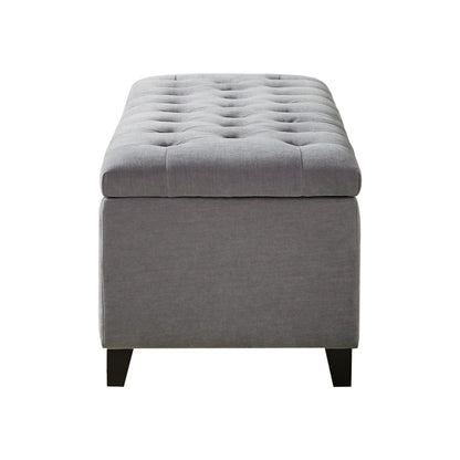 Elegant Design Tufted Top, Soft Close Storage Bench