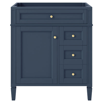 Bathroom Vanity With 2 Drawers And Tip-Out Drawer, Storage Cabinet