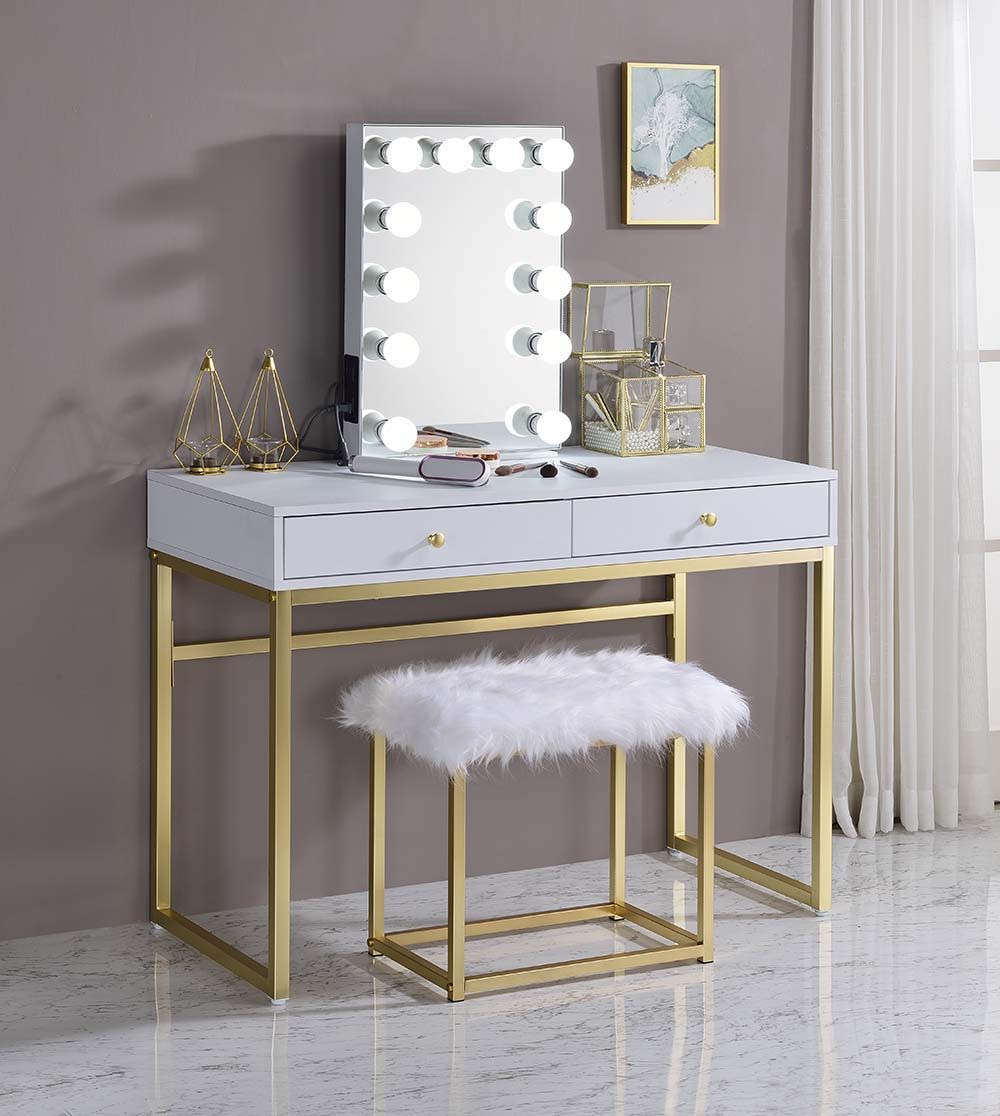 Asa - Accent Mirror - White
