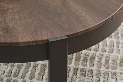 Horizon Hills - Occasional Table Set (Set of 3) - Brown / Black